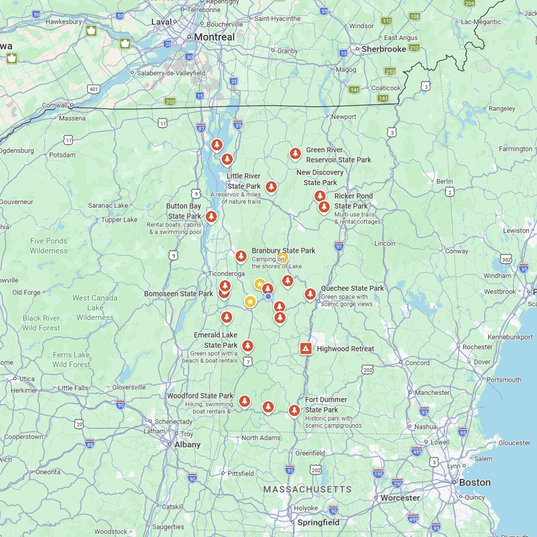 Campgrounds in Our Area